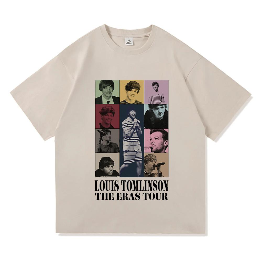 Louis Tomlinson Lemonade T Shirts Men Women Harajuku High Quality Fashion T-shirts Retro Oversized Cotton T-shirt Tops