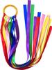 Rainbow Dance Hand Kite with Colorful Ribbon Streamers for Sports and Play