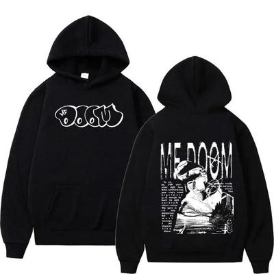 Rapper Mf Doom Music Album Hoodie Madvillain Metal Face Hip Men Long Sleeve Hooded Sweatshirts Unisex Casual Pullover Clothing