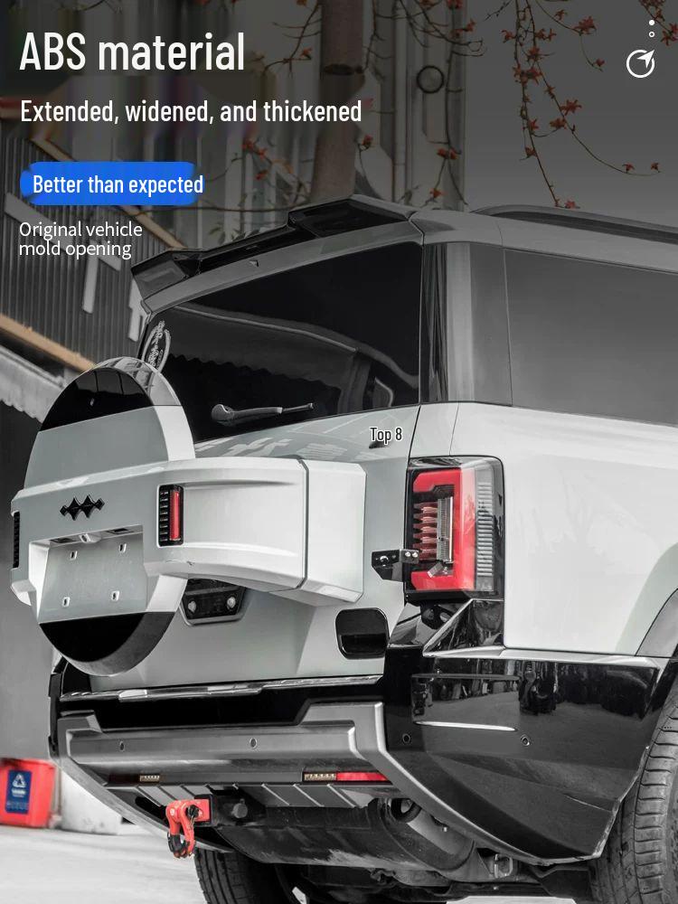 Equation Leopard 8 Special MC Sport Rear Top Diffuser Hole-Free Exterior Upgrade Spoiler