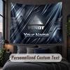 Custom Name Text Tapestry,Fendt Decorative Wall Hanging, Background Tapestry For Home Bedroom