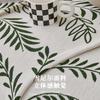 Chenille Full Coverage Sofa Cover with Leaf Pattern Premium Cushion for All Seasons