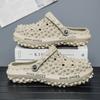 Summer new hole shoes durian sandals men's trendy men's beach shoes light breathable sandals one pedal men's drag tide