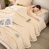 Maternal and Child Grade Bed Blankets Warm Breathable Sofa Blanket Autumn Winter Soft Fluffy Luxurious Faux Rabbit Throw Blanket