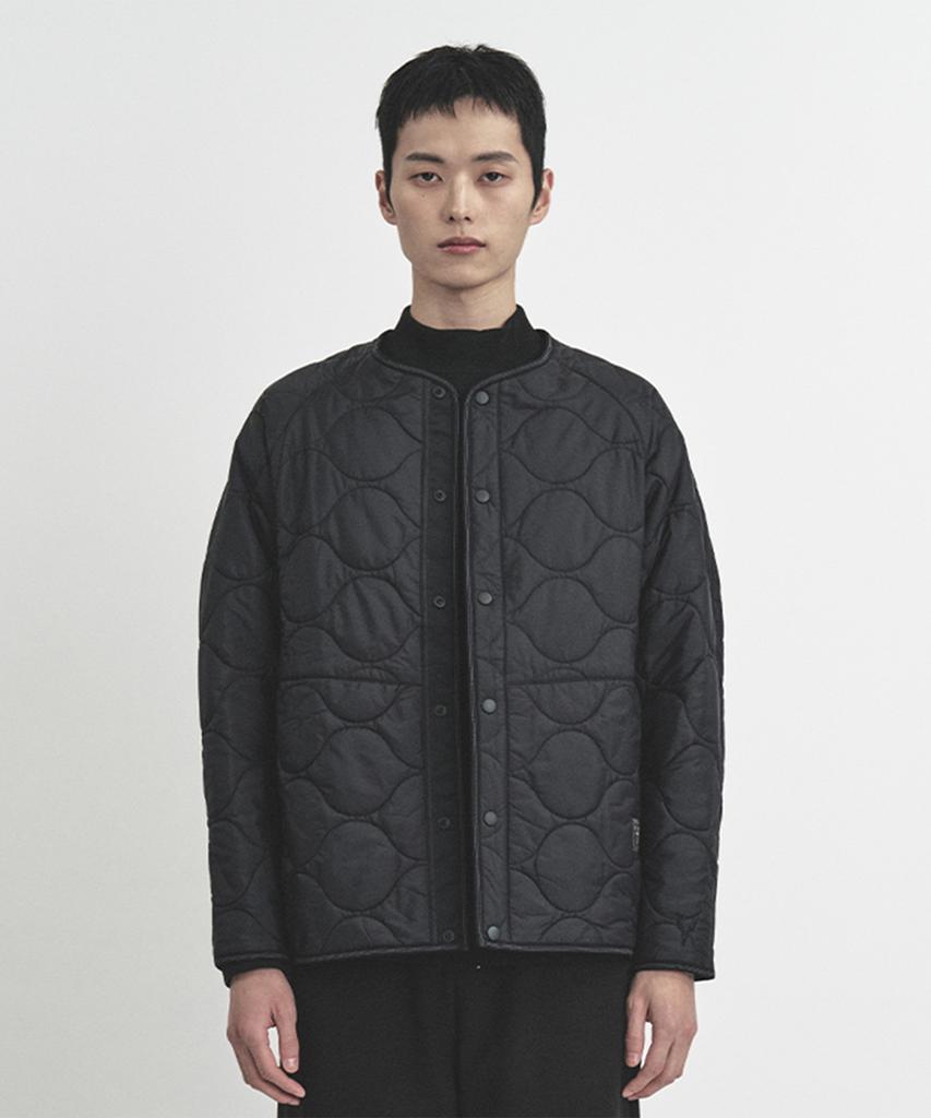 Pollution Ultra Light Quilted Jacket Black