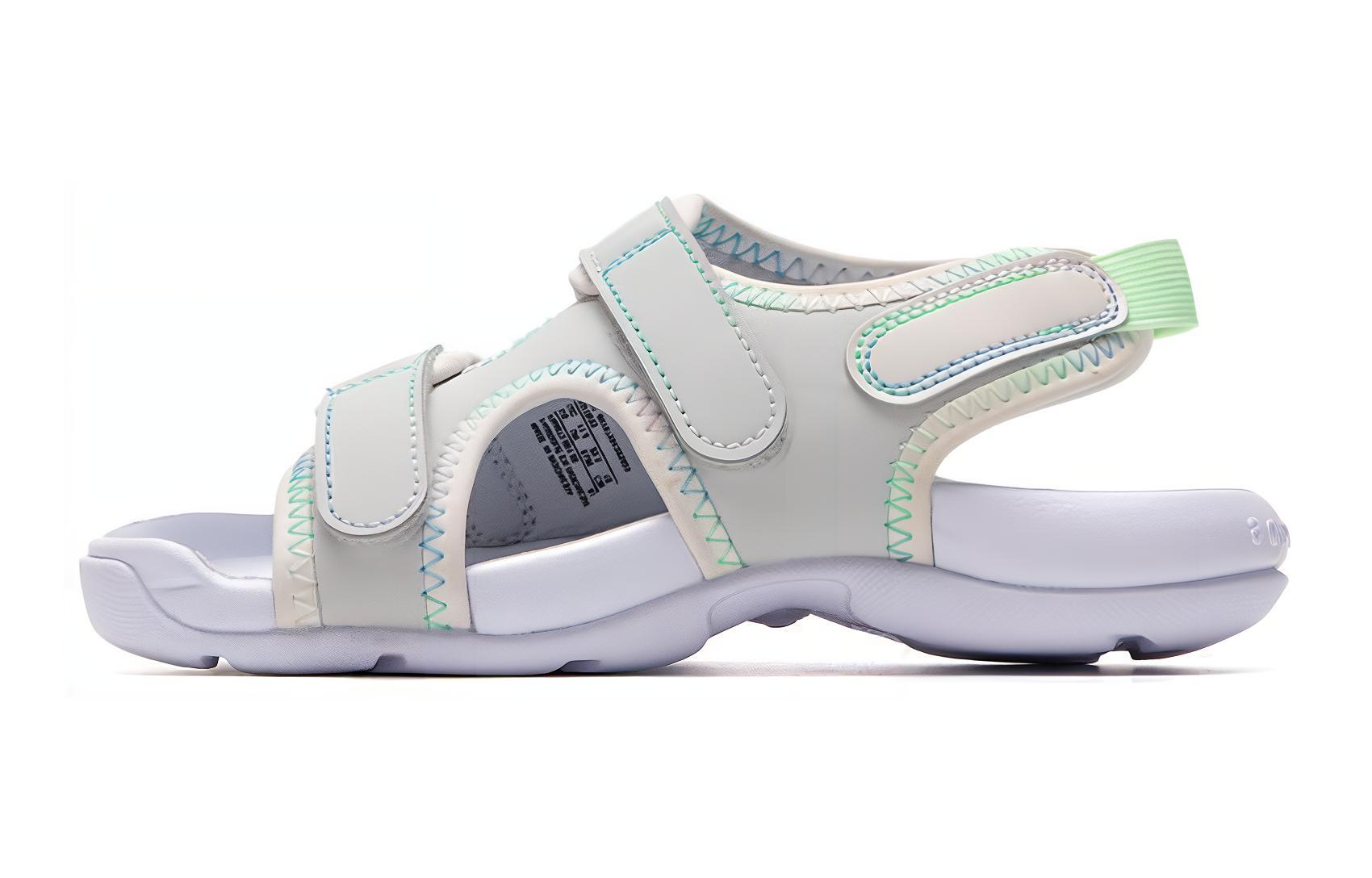 

Nike Sunray Adjust 6 Slip Resistant Cushioning Breathable Children s Sandals Green Gray White Kids FN4873-001 25