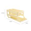Large Capacity Automatic Egg Roller Rack 2 Tier Slope Design Large Capacity Easy Clean Egg Box Space Saving Kitchen Dedicated 2