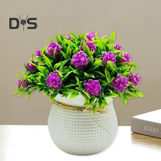 Artificial Potted Plants 31 Flower Head Home Office Living Room Bedroom Wedding Faux Floral Bonsai Indoor Outdoor Decoration