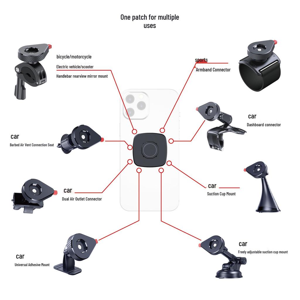 Quick-Lock Multifunctional Sports Armband Phone Holder for Men & Women