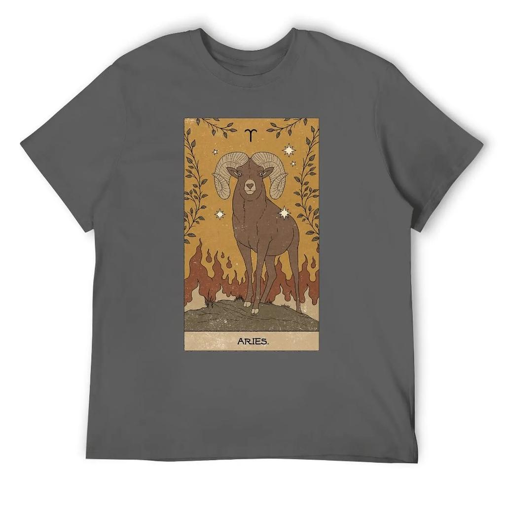 Rundhals Widder Zwölf Sternbild (16) T-Shirt Move Tees Hipster Neuheit Zuhause US-Größe