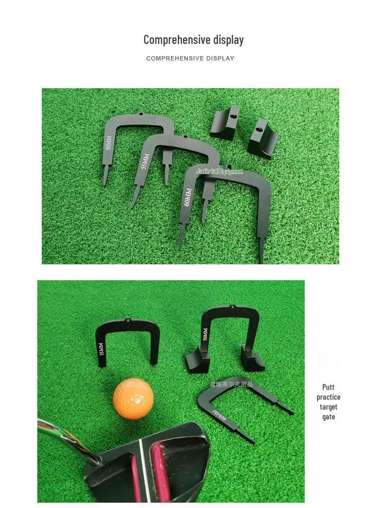 Aluminum Alloy Golf Putter Target Gate for Indoor/Outdoor Practice - Beginner To Advanced, Available In 3 Sizes