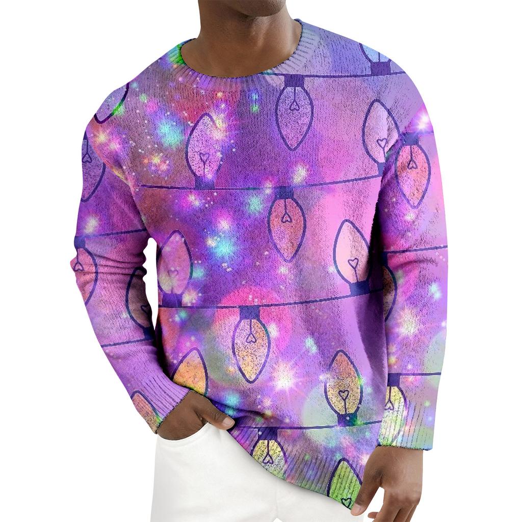 GPB-DDMTT01 Imitation Mink Pullover Sweater 3D Printing Universal for Men and Women