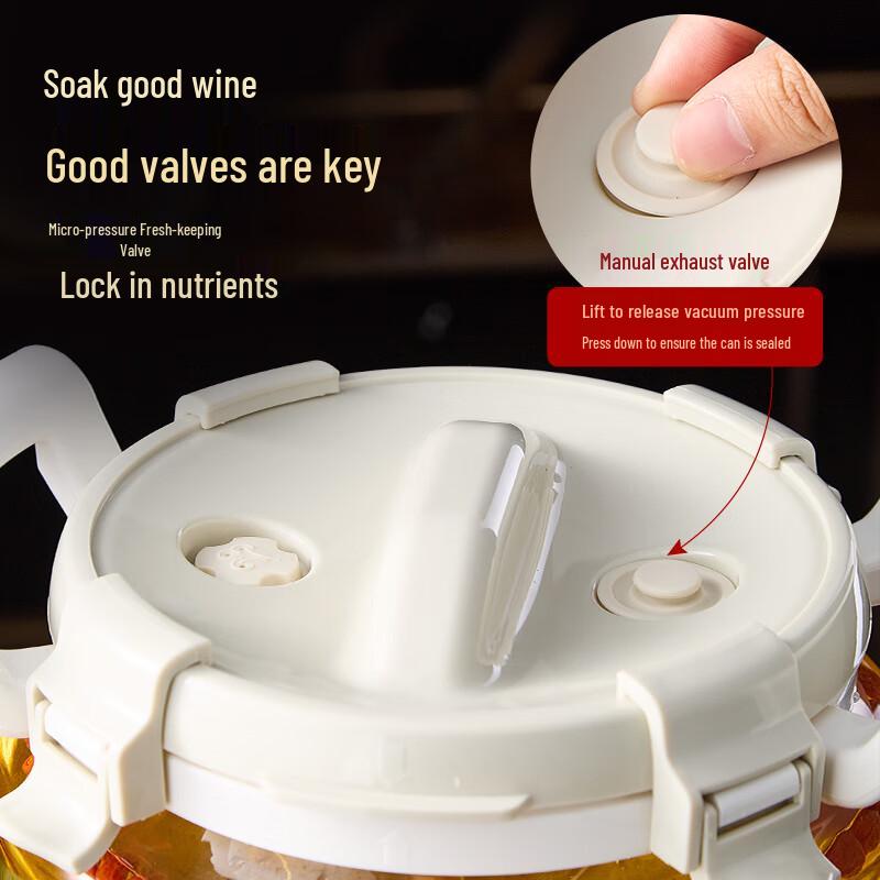 Premium Glass Liquor Infusion Jar