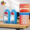 Huiwei Compatible HP 388A/CC388A Black Toner Cartridge, 2-Pack