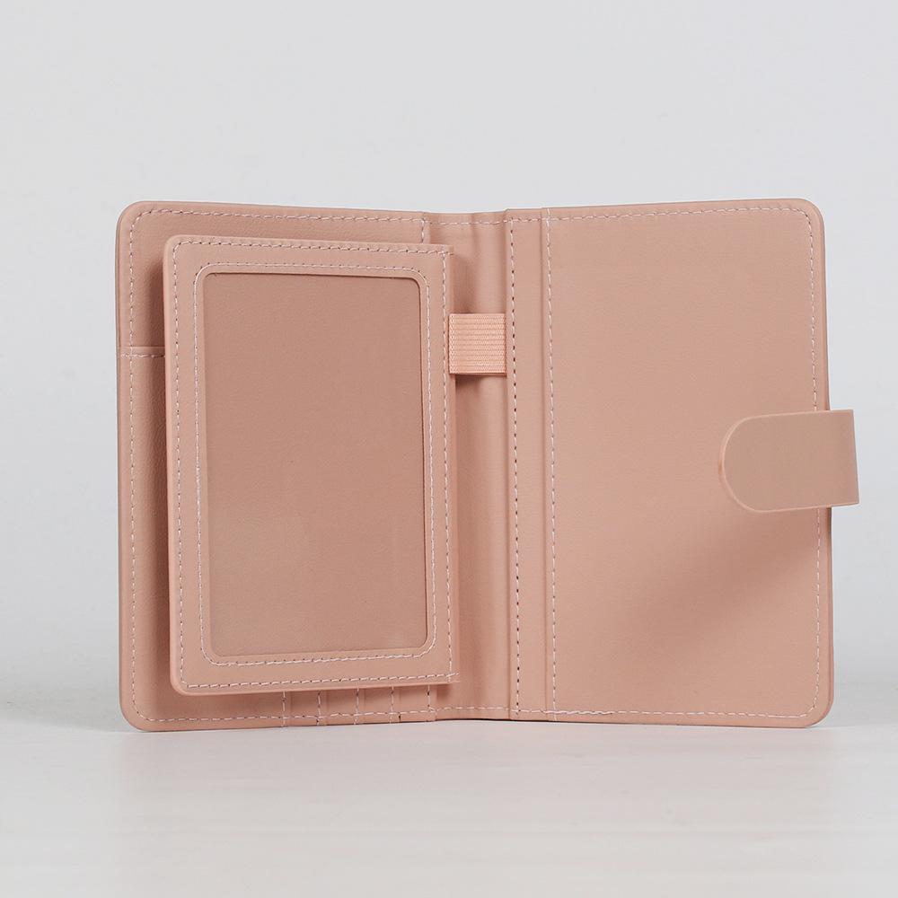 Portable Multi-Functional RFID Passport Holder with Multi-Card Slots, PU Leather, Cross-Border Ticket Protector