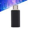 TypeC Adapter Converter Female To   Male Mobile Phone Data Line USB Charging(Black )