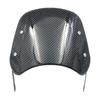 Carbon Fiber Painting Motorcycle Small Windshield Retro Small Windshield Front Windshield Universal for Most