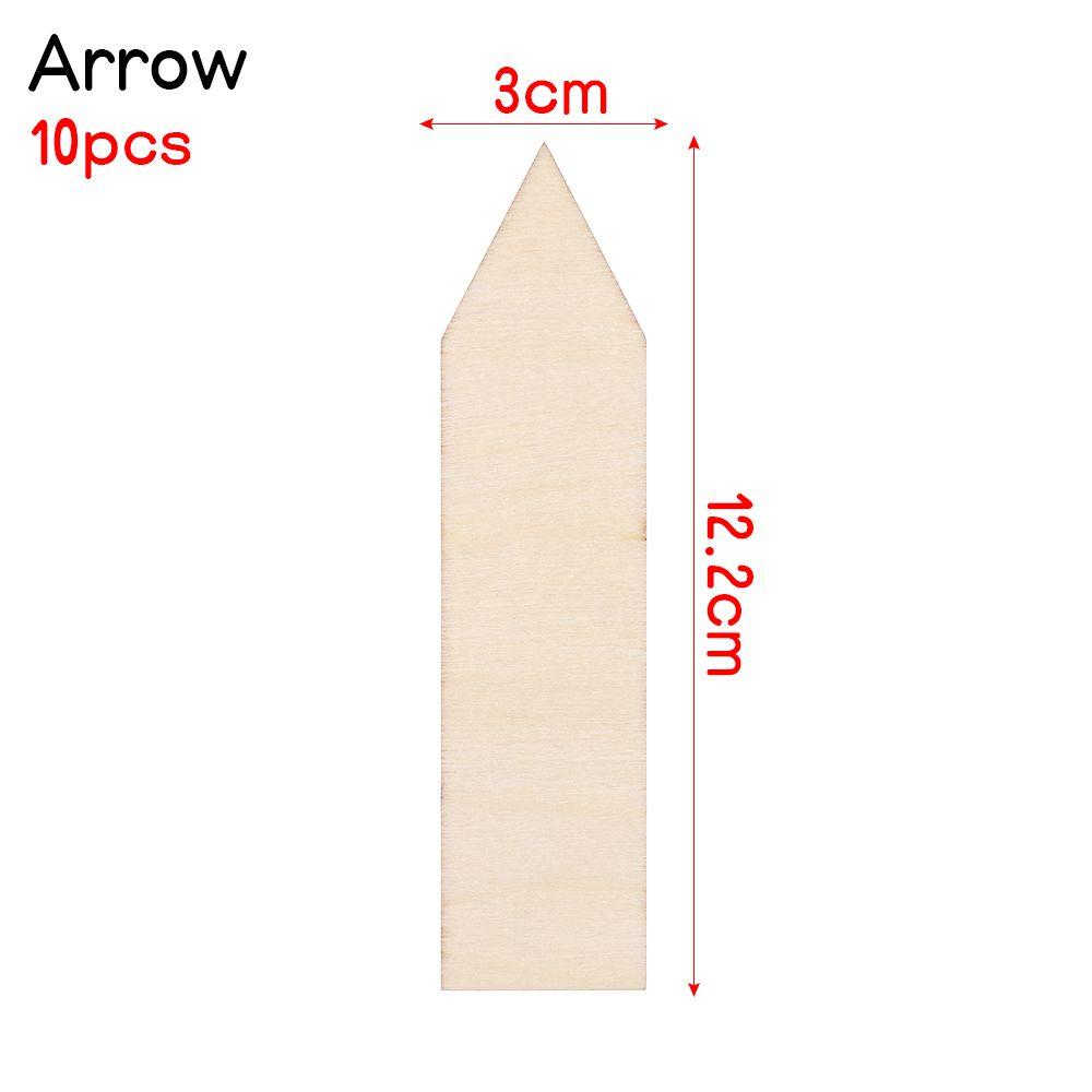 10PCS Eco-Friendly Bonsai Ornament Nursery Pots Wood Sign Tags Bamboo Plant Labels Garden Markers Planting Tools
