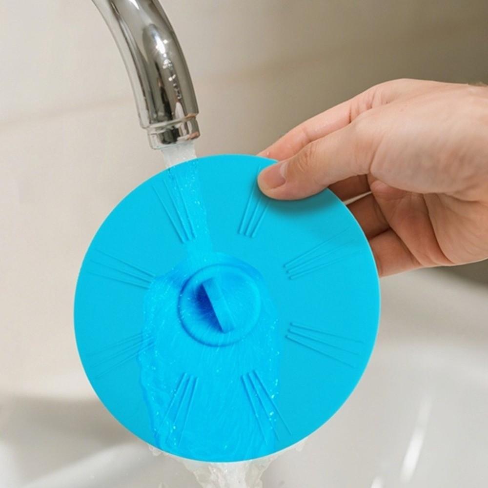 Round Shape Floor Drain Cover Anti-Odor Reusable Sewer Pipe Cover Insect-proof Drain Stopper Kitchen Sink Seal Mat