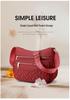 Sac bandoulière en nylon multi-poches - Sac à bandoulière tendance pour femme