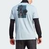 New Adidas CITY ESCAPE T Shirt Men's Light Blue II3480