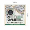 Urban Platter Square Rice Paper Sheets, 400g (Vietnamese Spring Roll Wrappers | Gluten Free | 22 Cm Each | Easy To Roll)