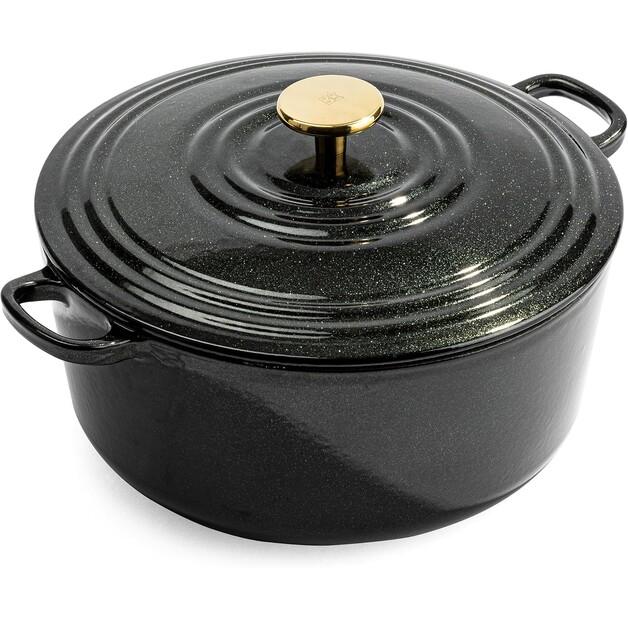 

Жаровня BK Cookware Бургундская 28 см искрящаяся чёрная (CC006866-001)