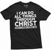 Christliche Hemden Ich kann alles tun durch Christus, der mich stärkt Hemd Glaubenshemd