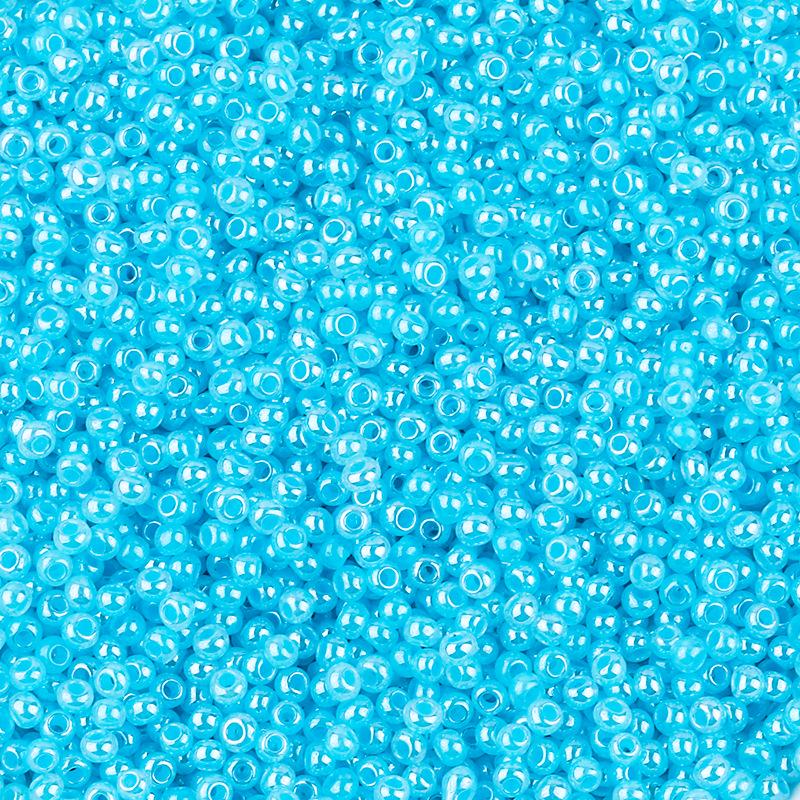 2mm Cream Imitation Jade Glass Seed Beads for DIY Jewelry