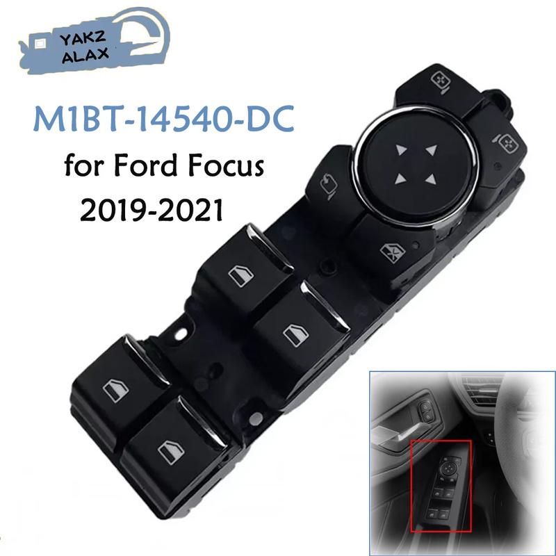 Window Control Switch for Ford Focus    M1BT-14540-DC Front Left Electric Glass Regulator Button Car Accessories
