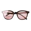 Women Sunglasses Stylish Lightweight Lady UV Protection Glasses for Outdoor Travel Black Frame Pink