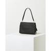 Daks Black Check Pattern Leather Shoulder Bag Dcba3f123bk