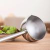 304 Stainless Steel Hot Oil Spoon Long Handle Extended Handle Soup Spoon Small Size for Hotpot Soup Kitchen Cooking Tools