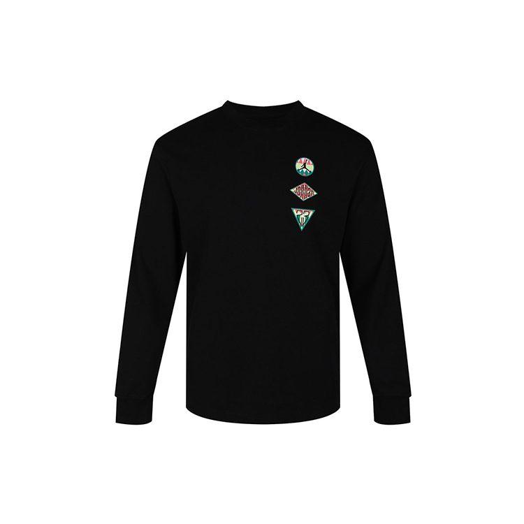 Jordan Sweatshirts Men's Black Crew Neck Moderate Other CT3668-010