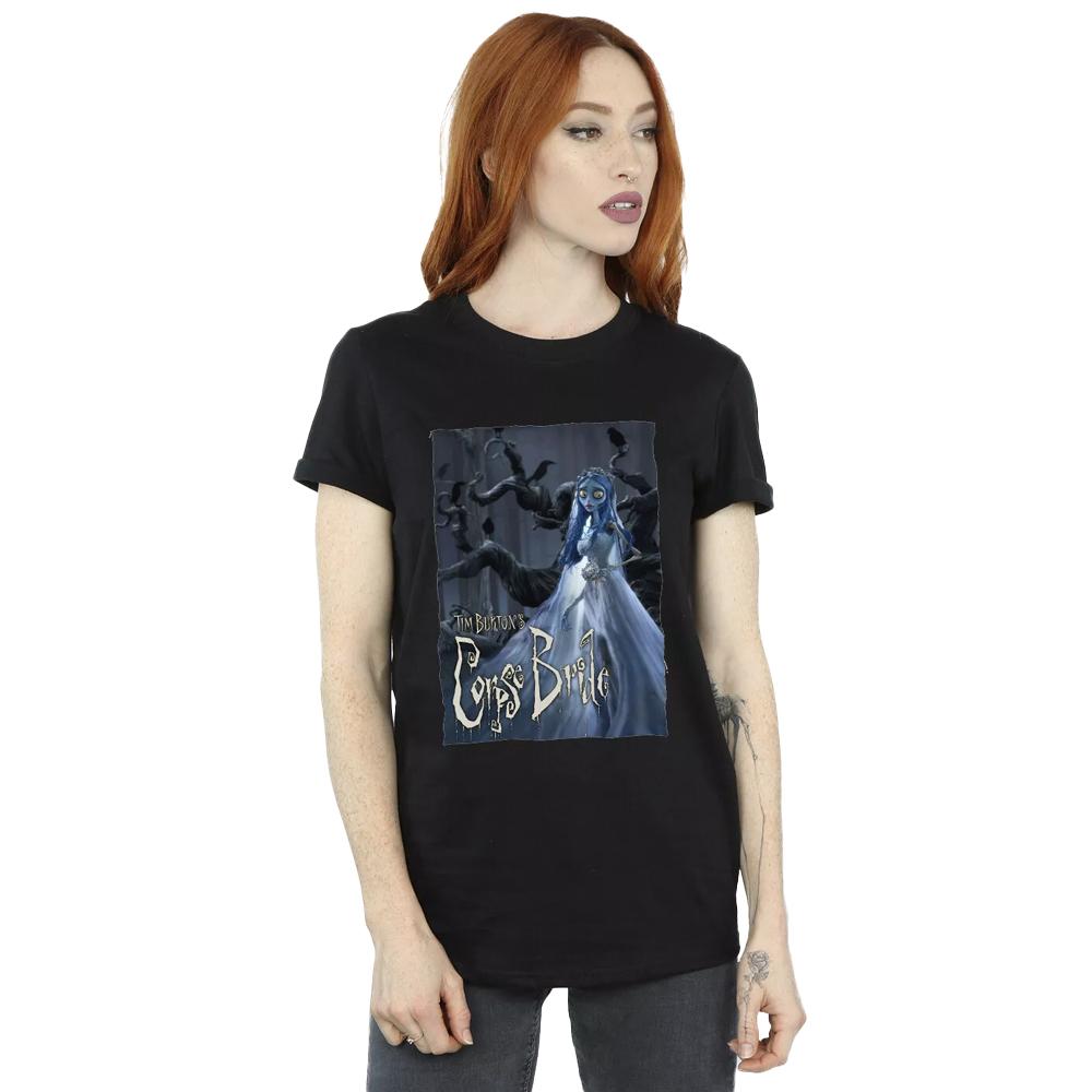 Corpse Bride Womens/Ladies Poster Cotton Boyfriend T-Shirt