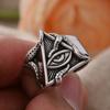 Best Sell Vintage Octopus Eyes Design Thai Silver Ladies Ring Wholesale  For Women Christmas Gifts Never Fade