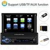 1 Din Autoradio Stereo 7" HD Automatisch versenkbarer Touchscreen Monitor MP5 SD FM USB-Player Audio Bluetooth