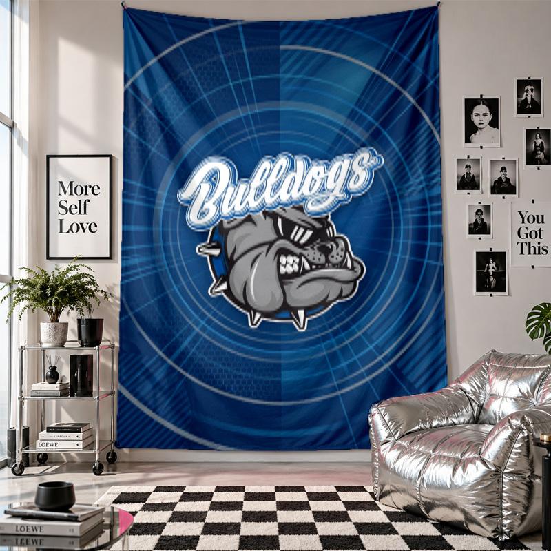 Canterbury-Bankstown Bulldogs Wall Tapestry Home Decor Wall Hanging Cloth for Bedroom Living Room Background