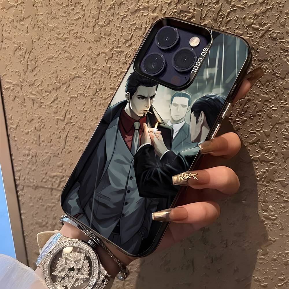 Hra Yakuza 0 pro iPhone 17,16,15,14,13,12,11,Mini,Pro,E,SE4,XS,MAX Černý matný kryt Candy