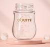 Aubeni 150ML Wide Mouth Glass Baby Bottle, Anti-Choke & Anti-Colic, for Newborns 0-6 Months