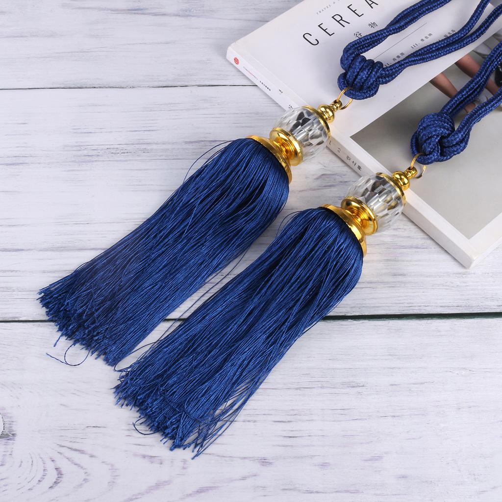 Buy 8 Colors 2Pcs Tassel Curtain Tieback Handmade Curtain Tie Backs