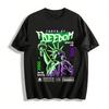Statue of Liberty Torch of Freedom Graphic Casual Tee Pure Cotton T-shirt