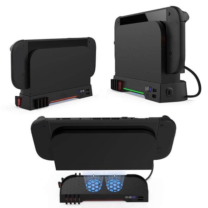 Cooling Accessory for NS 2 Game Cooling Fan Upgraded Quiet Cooling Fan with LED Light Efficient Cooling Fan