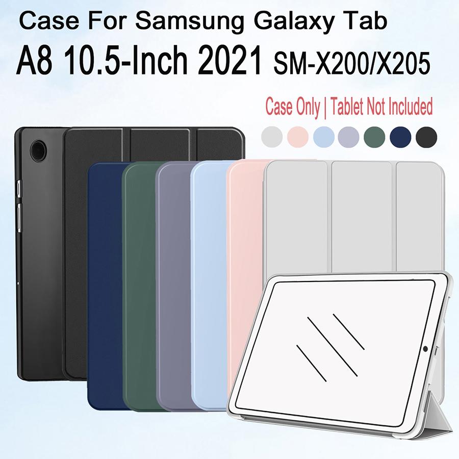 Case for Samsung Galaxy Tab A8 10.5-Inch (SM-X200/X205/X207), Slim Lightweight Stand Tablet Cover with Auto Wake/Sleep