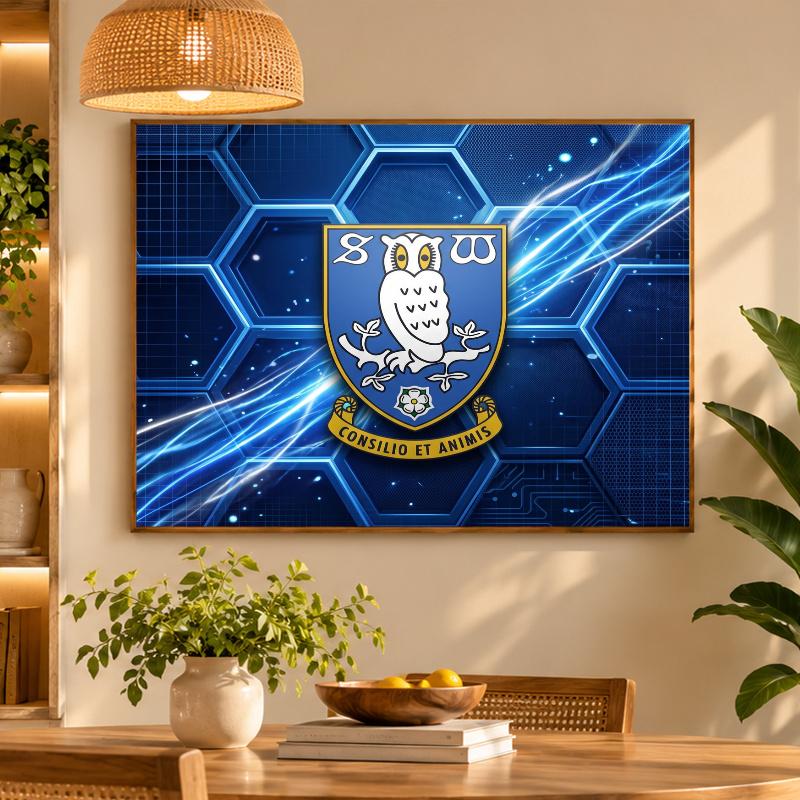 5D Diamond Painting Sheffield Wednesday Football DIY Full Drill Diamond Art Kit Home Decoration