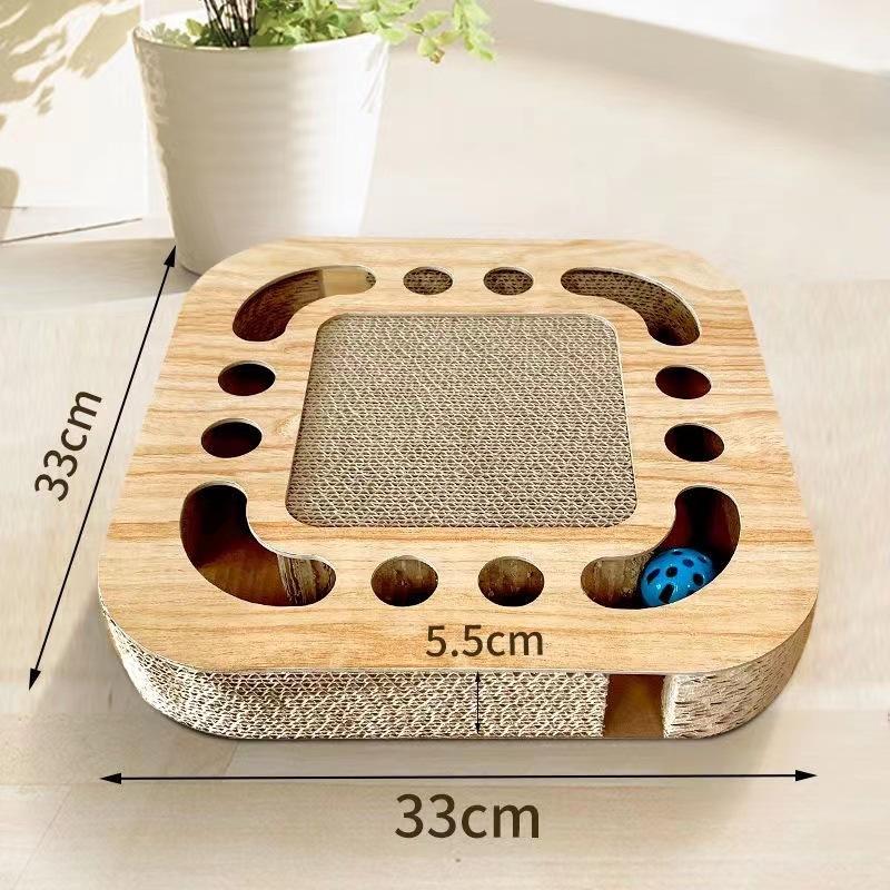 Cat Toy With Non-Slip Design And Durable Corrugated Surface For All Ages Of Cats