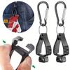 2Pcs Glove Clips With Metal Carabiner Anti-Lost Glove Holders For Work Gloves Outdoor Safety Gear Storage Clips