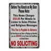 Vintage Metal Poster Fine 50 for Outsiders Waterproof Wall Sign for Home Office Door