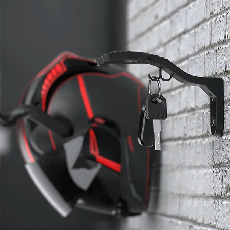 Haken für Motorradhelme, Mehrzweck-Haken, Kleiderbügel, für Zuhause, Gepäck, Jackenhalter, Küchenschrank, Regal, Wandhalterung