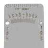 1pc Precision Stainless Steel Weld Gauge Undercut Depth Gage Measuring Tool